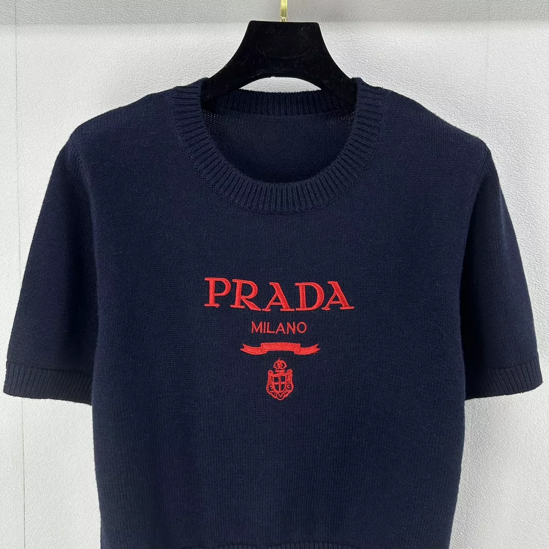 prada sweater manches courtes pour femme s_127a5013